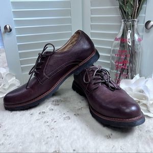 Phat Farm Classic Lace Up Vegan Oxfords Brown Size 12 💗